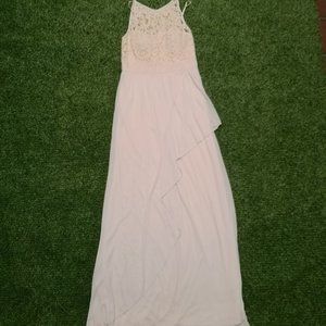 Elegant Formal Lace Top Bridesmaid Prom Dress Offers Welcome